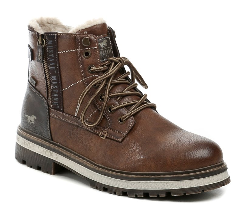 Mustang 15M009100200 hnedé pánske nadmerné zimné topánky | ARNO-obuv.sk - obuv s tradíciou