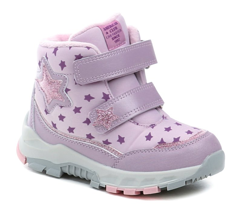 American Club ES200 ružové dievčenské zimné topánky | ARNO-obuv.sk - obuv s tradíciou