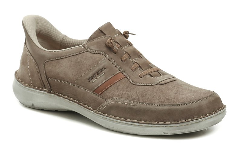 Josef Seibel 44926 béžové pánske nadmerné Slip-In poltopánky šírka K | ARNO-obuv.sk - obuv s tradíciou