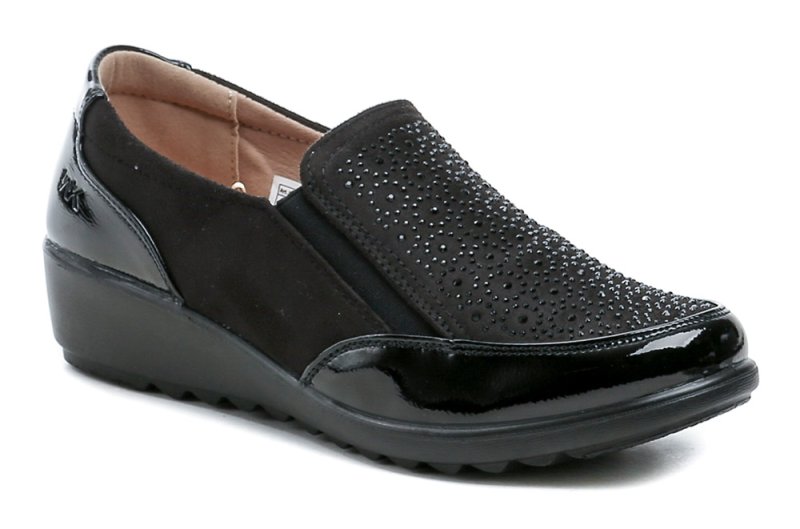 Wojtylko 7B26318 čierne dámske poltopánky | ARNO-obuv.sk - obuv s tradíciou