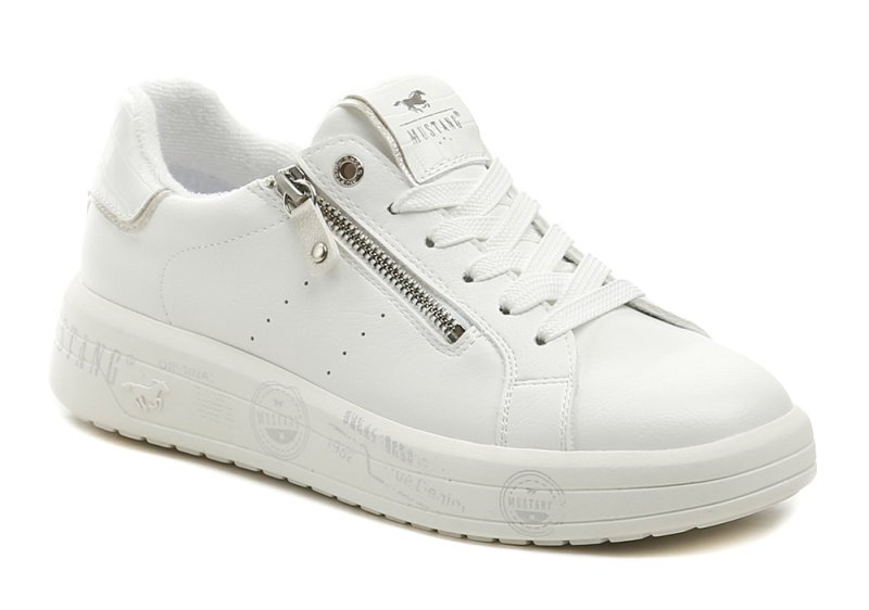 Mustang 26M048200300 biele dámske poltopánky | ARNO-obuv.sk - obuv s tradíciou