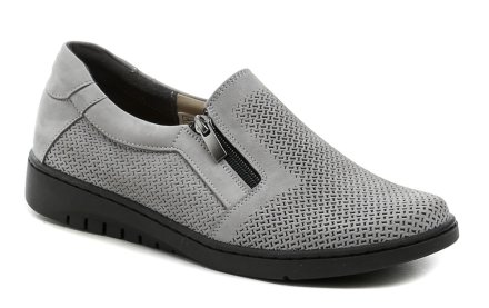 Dámska celoročná vychádzková obuv so zapínaním na zips, vyrobená z kvalitnej pravej prírodnej kože.