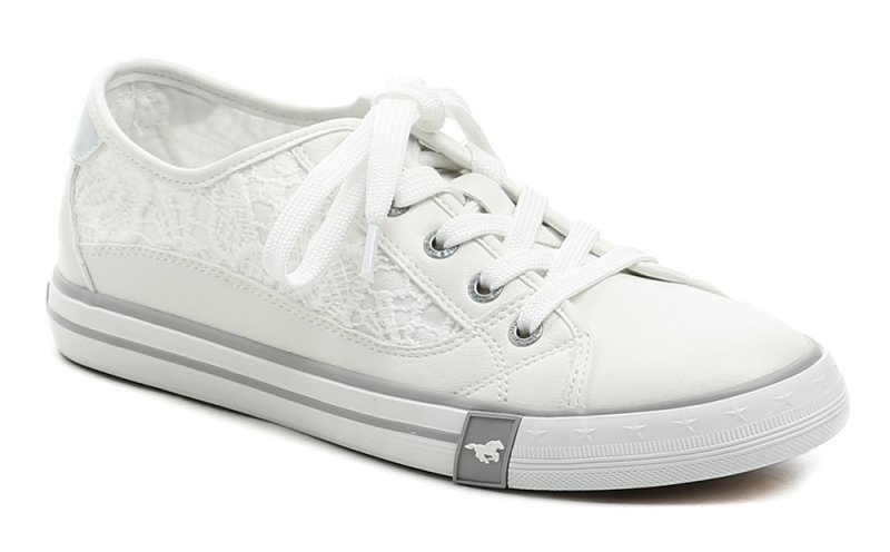 Mustang 26M0242012 biele dámske tenisky | ARNO-obuv.sk - obuv s tradíciou