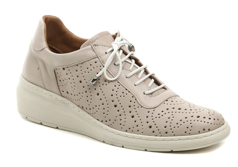 Wild 061P9810-B2 béžové dámske poltopánky na kline | ARNO-obuv.sk - obuv s tradíciou