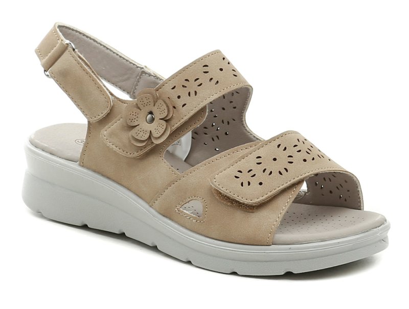 Scandi 251-2259-B1 béžové dámske sandále | ARNO-obuv.sk - obuv s tradíciou