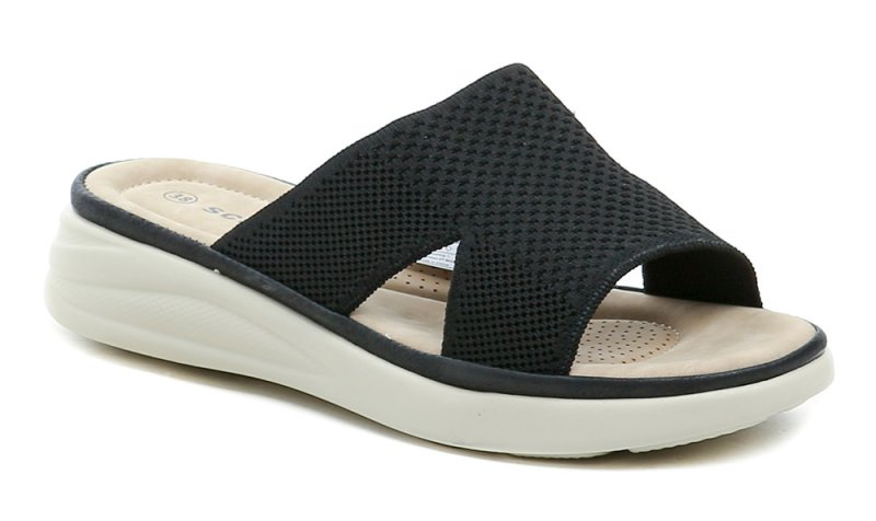 Scandi 241-2097-A1 čierne dámske nazúvaky | ARNO-obuv.sk - obuv s tradíciou