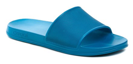 Letné rekreačné nazúvacie plážová obuv, vyrobená zo syntetického materiálu.