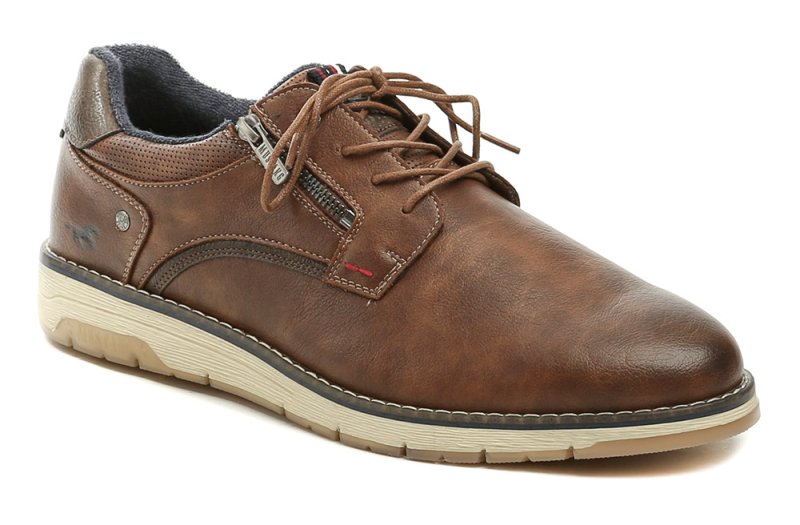 Mustang 26M003100400 Brown pánske nadmerné poltopánky | ARNO-obuv.sk - obuv s tradíciou