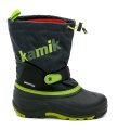 KAMIK Waterbug5 čierno zelené detské zimné snehule | ARNO-obuv.sk - obuv s tradíciou
