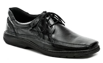 Pánska nadmerná celoročná vychádzková obuv, vyrobená z pravej prírodnej kože.