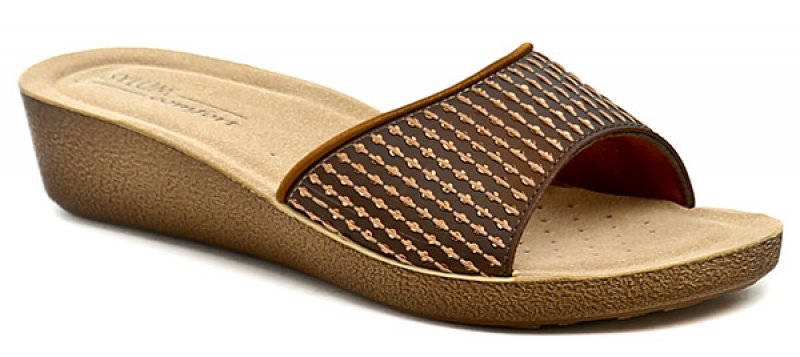 Asylum AU-211-34-05 hnědé dámské nazouváky | ARNO-obuv.sk - obuv s tradíciou