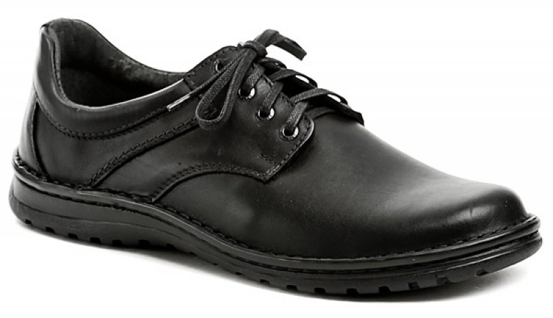 Bukat 186 čierne pánske poltopánky | ARNO-obuv.sk - obuv s tradíciou