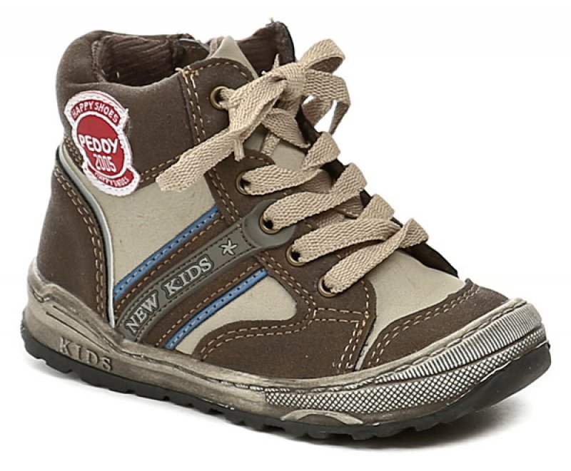 Peddy PV-622-34-02 hnědá kotníčková obuv | ARNO-obuv.sk - obuv s tradíciou