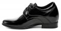 Conhpol C5162 čierne pánske topánky so skrytým podpätkom | ARNO-obuv.sk - obuv s tradíciou