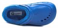 Coqui 9711 modré dětské nazouváky s kožíškem | ARNO-obuv.sk - obuv s tradíciou