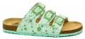 Bio Walker 703701 zelené dětské pantofle | ARNO-obuv.sk - obuv s tradíciou