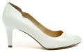 Deska 31349 bílá dámská svatební obuv | ARNO-obuv.sk - obuv s tradíciou