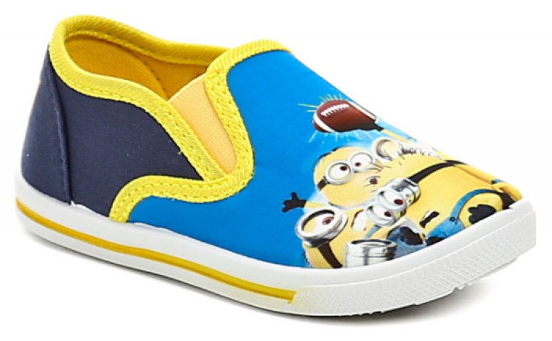 Minions DE002453 modro žluté plátěné tenisky | ARNO-obuv.sk - obuv s tradíciou