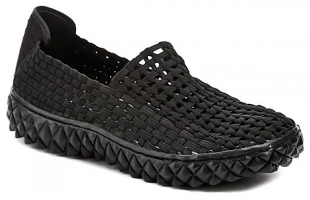 Pánska letná vychádzková a ľahká rekreačná gumičková obuv Rock Spring, je vyrobená z textilného materiálu, ktorý je tvorený gumičkami.
