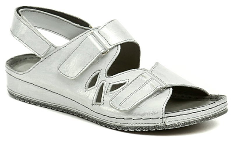 Stella S852 bílo stříbrné dámské sandály | ARNO-obuv.sk - obuv s tradíciou