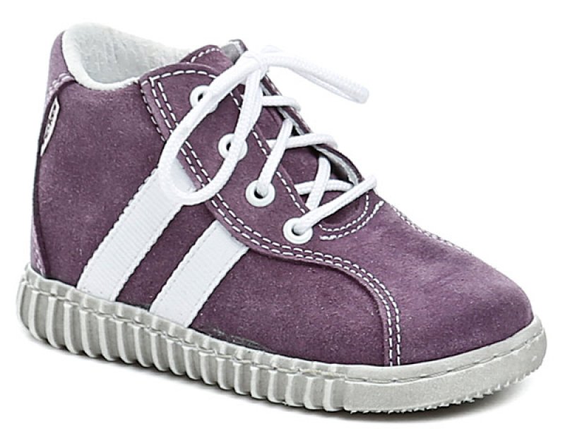 Pegres 1095 fialové dětské botičky | ARNO-obuv.sk - obuv s tradíciou