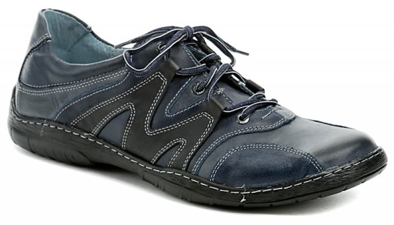 Mateos 143 modré pánské nadměrné polobotky | ARNO-obuv.sk - obuv s tradíciou