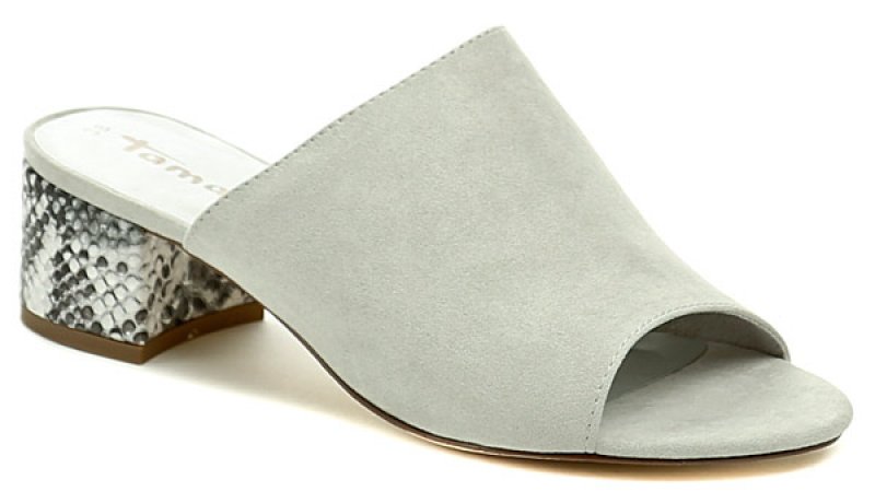 Tamaris 1-27204-28 šedé dámské nazouváky | ARNO-obuv.sk - obuv s tradíciou