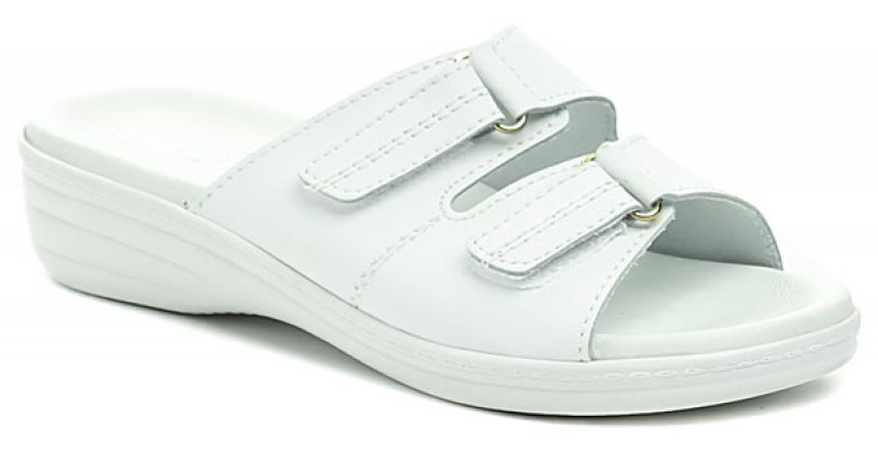 Patrizia Azzi 3629 bílé dámské nazouváky | ARNO-obuv.sk - obuv s tradíciou
