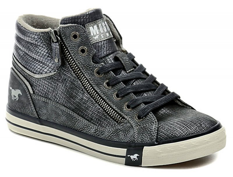 Mustang 1146-516-820 antracit nadměrné dámské boty | ARNO-obuv.sk - obuv s tradíciou