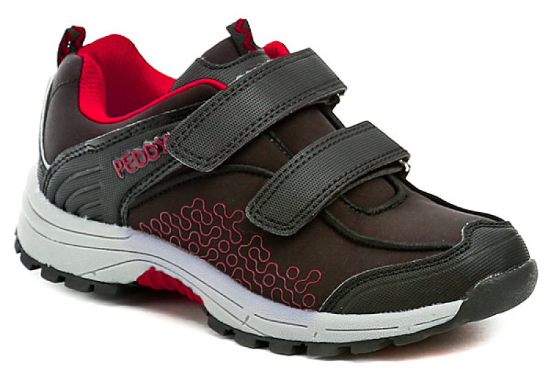 Peddy PZ-509-26-02 černé softshell dětské tenisky | ARNO-obuv.sk - obuv s tradíciou