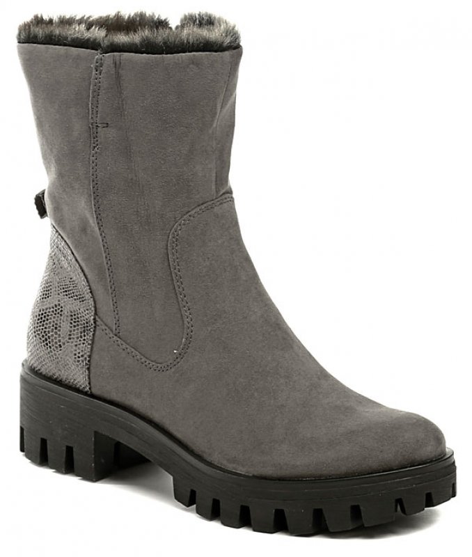 Tamaris 1-25405-29 šedé dámské zimní boty | ARNO-obuv.sk - obuv s tradíciou
