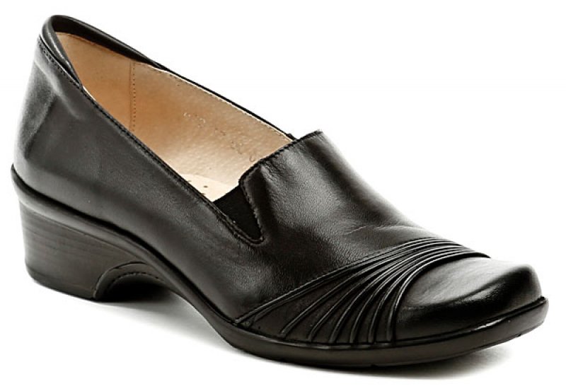 Axel AXC422 černá dámská obuv na klínu | ARNO-obuv.sk - obuv s tradíciou