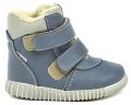 Pegres 1706 modré dětské kotníčkové Barefoot botičky | ARNO-obuv.sk - obuv s tradíciou
