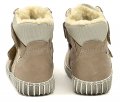 Pegres 1706 béžové dětské kotníčkové Barefoot botičky | ARNO-obuv.sk - obuv s tradíciou