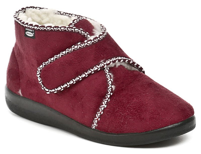 Rogallo 4372-013 bordó dámské zimní papuče | ARNO-obuv.sk - obuv s tradíciou