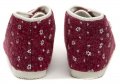 Pegres 1036 vínové dámské kotníkové papuče | ARNO-obuv.sk - obuv s tradíciou