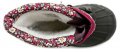 Slobby 46-0338-T1 černo červené dívčí sněhule | ARNO-obuv.sk - obuv s tradíciou