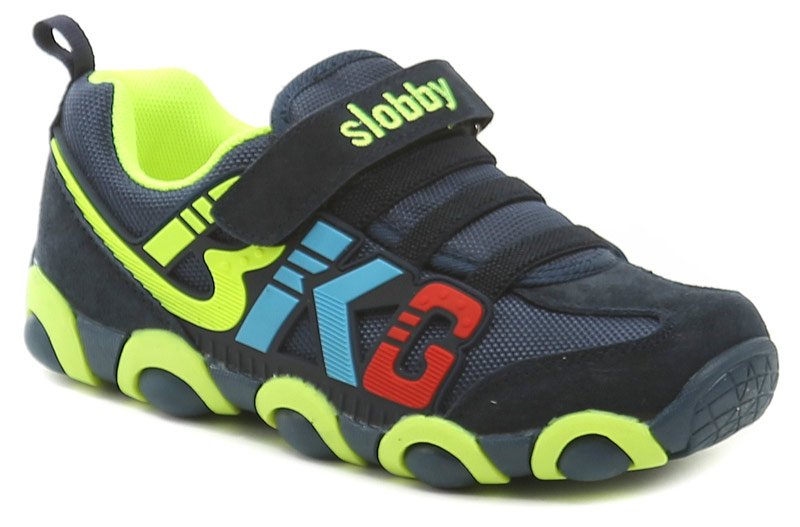 Slobby 47-0544-U1 modro zelené dětské tenisky | ARNO-obuv.sk - obuv s tradíciou