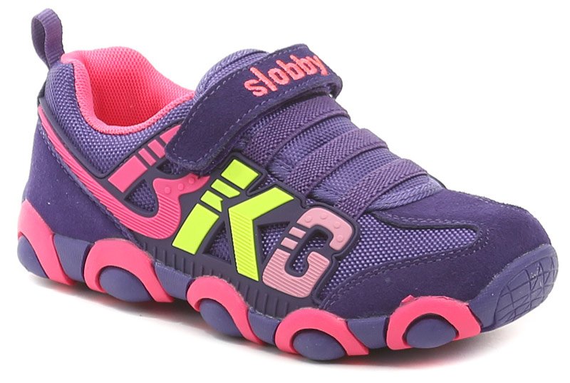 Slobby 47-0544-U1 fialové dětské tenisky | ARNO-obuv.sk - obuv s tradíciou