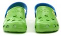 Coqui 8701 zelené dětské nazouváky crocsy | ARNO-obuv.sk - obuv s tradíciou