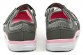 Peddy PO-518-22-02 šedo růžová dívčí letní obuv | ARNO-obuv.sk - obuv s tradíciou