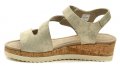 Sprox 399461 béžové dámské sandály na klínu | ARNO-obuv.sk - obuv s tradíciou