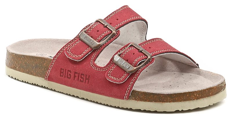 Big Fish F4-213-15-01 červené dámské nazouváky | ARNO-obuv.sk - obuv s tradíciou