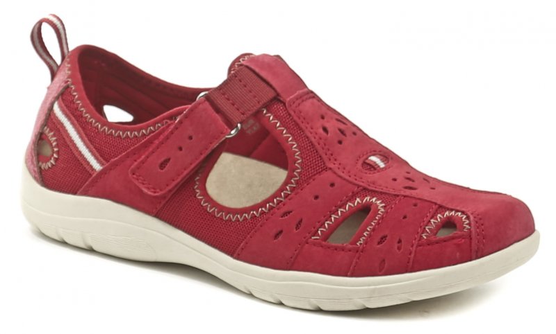 Earth Spirit  Cleveland červená dámská letní obuv | ARNO-obuv.sk - obuv s tradíciou