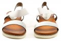 Claudia Ghizzani 2-030402 bílo stříbrné dámské sandály | ARNO-obuv.sk - obuv s tradíciou