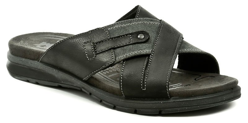 IMAC I2302e61 černé pánské pantofle | ARNO-obuv.sk - obuv s tradíciou