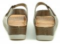 Wasak W469 hnědé dámské sandály na klínku | ARNO-obuv.sk - obuv s tradíciou