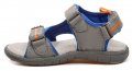 Peddy PO-512-37-07 šedo oranžové dětské sandály | ARNO-obuv.sk - obuv s tradíciou