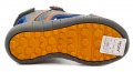 Peddy PO-512-37-07 šedo oranžové dětské sandály | ARNO-obuv.sk - obuv s tradíciou