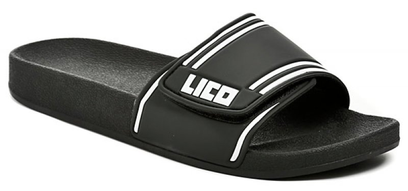 Lico 430010 černé pánské plážovky se suchým zipem | ARNO-obuv.sk - obuv s tradíciou